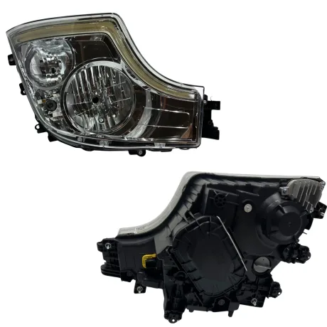 Headlight for Mercedes-Benz Actros MP4 Facelift from 2018 Onwards Right Driver Side O/S